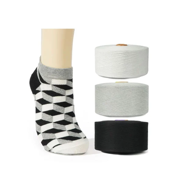 Fil de polyester en coton recyclé