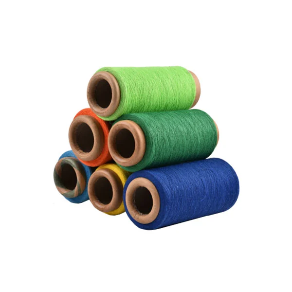 Fil de coton teint recyclé pour crochet
