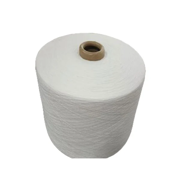 Fil de polyester en coton blanc NE 20/1